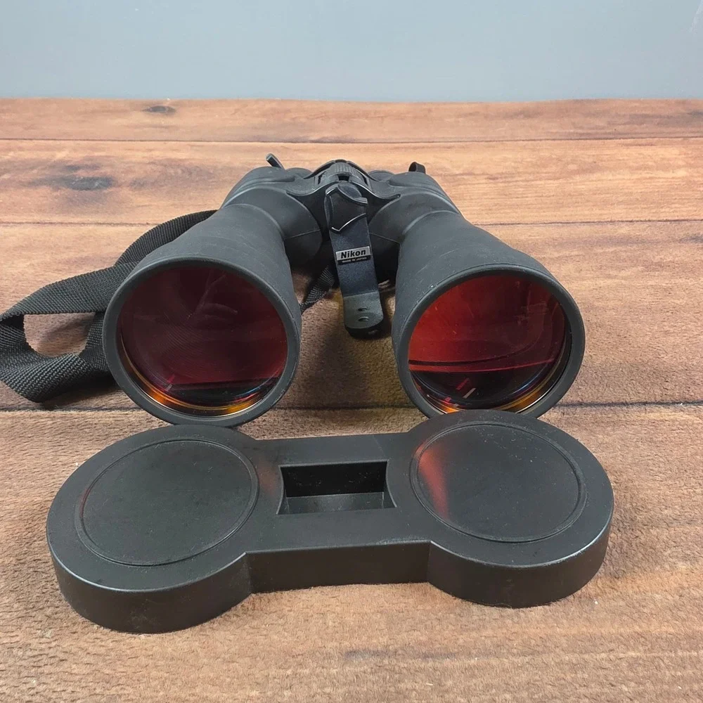 Tasco Binoculars 12x-60x70mm Zoom Black Good 124RB-1 Fully Coated with Case